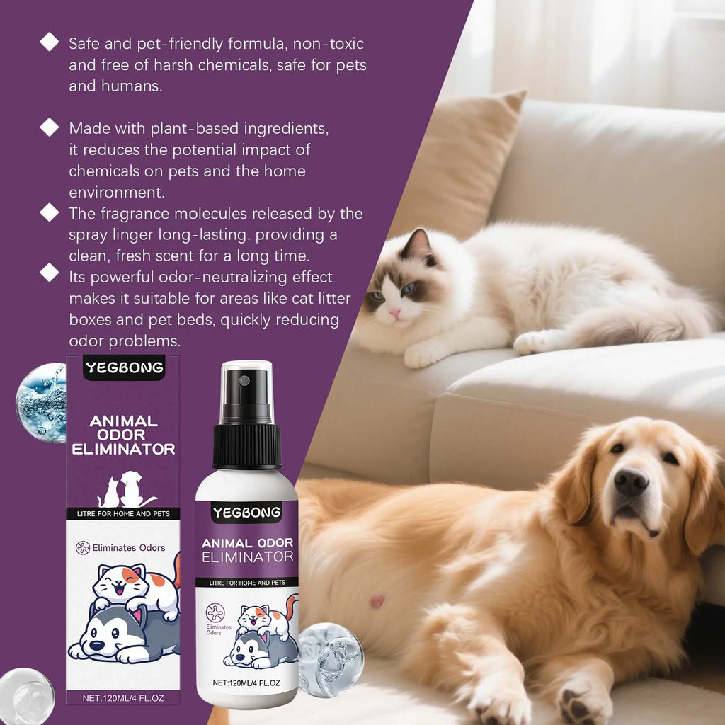 Pet deodorant spray